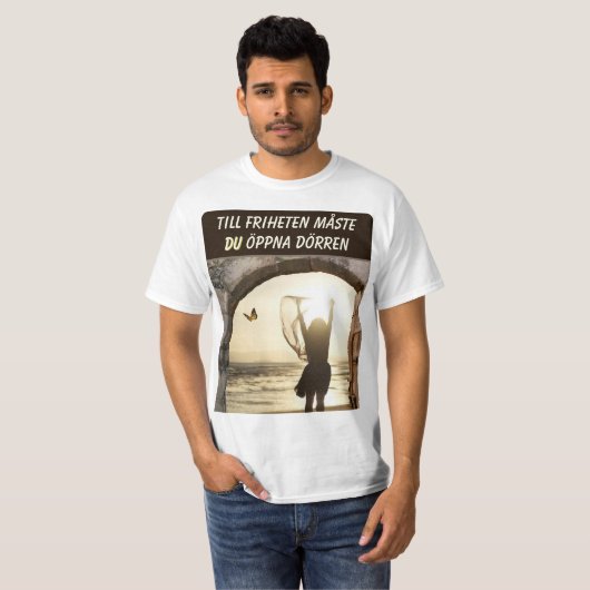 T-shirt — Frihetens dörr Tシャツ (正面フル)