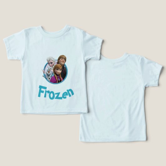 T-Shirt (Frozen character design) (デザイン正面&裏面)