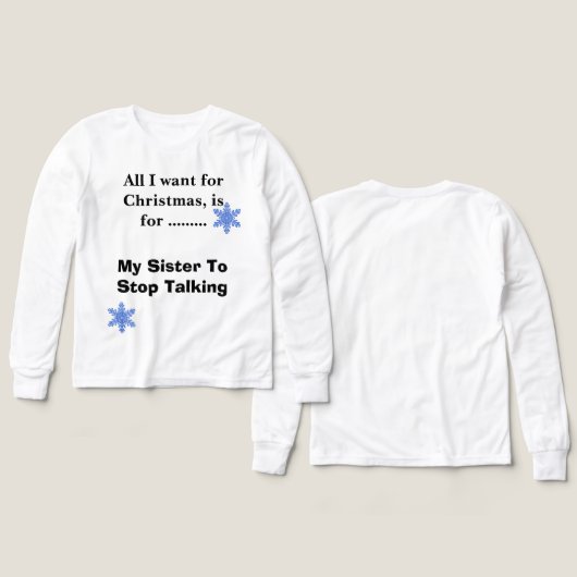 T-Shirt-Funny Kids Long Sleeve Tee (デザイン 正面＆背面)