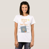 T-Shirt Gathering sunshine and sand dollars Tシャツ (正面フル)
