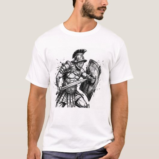 T-Shirt Gladiateur Romain Tシャツ (正面)