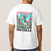 T-shirt Goatzilla : Bêlements et Démolitions V4 Tシャツ (裏面)