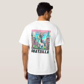 T-shirt Goatzilla : Bêlements et Démolitions V4 Tシャツ (裏面フル)