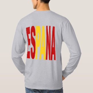 T-shirt gris dos manches longues ESPANA Tシャツ