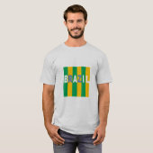 T-shirt gris homme DESIGN BRAZIL Tシャツ (正面フル)