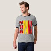 T-shirt gris homme ESPANA Tシャツ (正面フル)