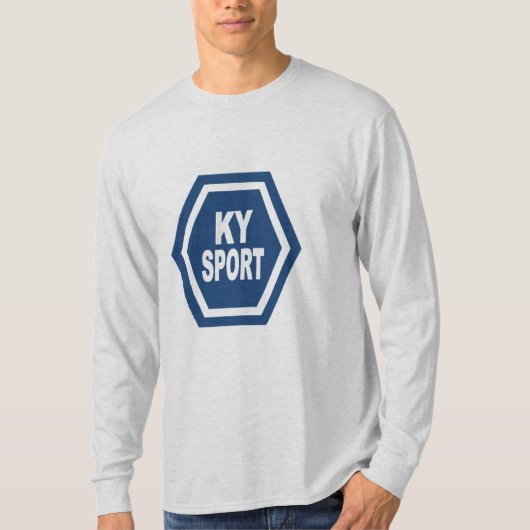 T-shirt gris homme KENTUCKY SPORT Tシャツ (正面)