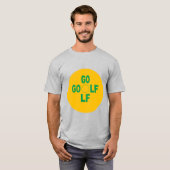 T-shirt gris homme SPORT GOLF Tシャツ (正面フル)