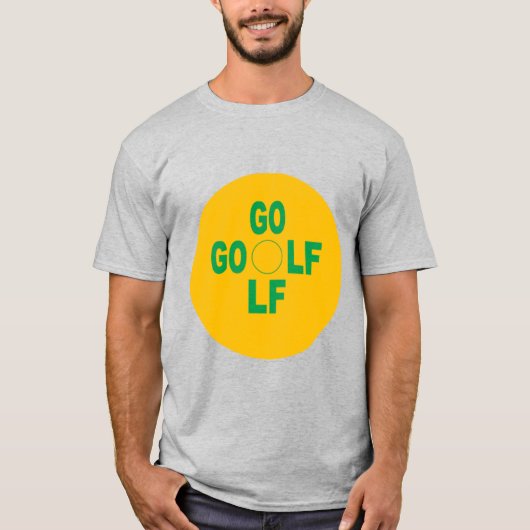 T-shirt gris homme SPORT GOLF Tシャツ (正面)