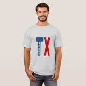 T-shirt gris homme TEXAS SPORT Tシャツ (正面フル)