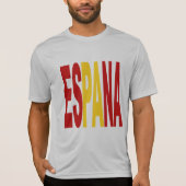 T-shirt gris manches courtes dos homme ESPANA Tシャツ (正面)