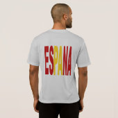 T-shirt gris manches courtes dos homme ESPANA Tシャツ (裏面フル)