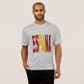 T-shirt gris manches courtes homme ESPANA Tシャツ (正面フル)