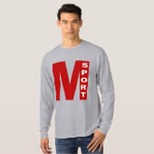 T-shirt gris manches longues MILANO SPORT Tシャツ (正面フル)