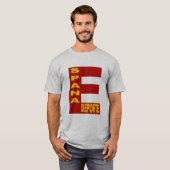 T-shirt gris pour homme ESPANA DEPORTE Tシャツ (正面フル)