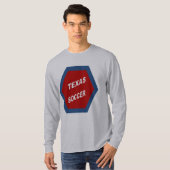 T-shirt gris TEXAS SOCCER Tシャツ (正面フル)