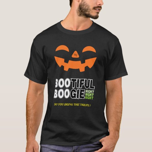T-Shirt :  HALLOWEEN Face #1 Tシャツ (正面)