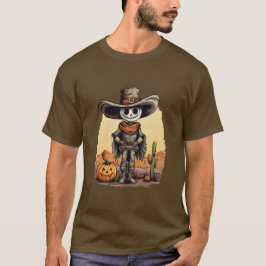 T-shirt Halloween Skeleton Citrouille Tシャツ
