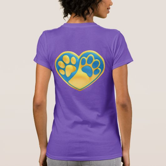 T-Shirt Happier dog Tシャツ (裏面)