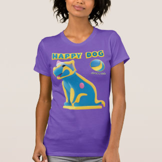 T-Shirt Happier dog Tシャツ