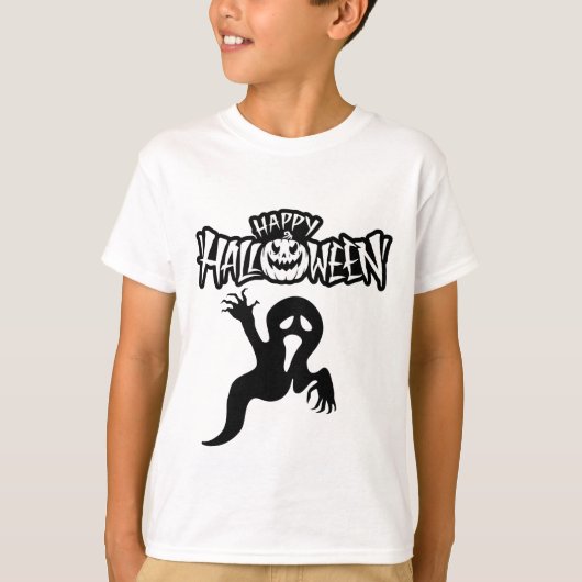 T-shirt Happy Halloween Tシャツ (正面)