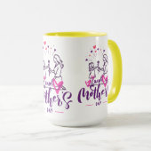 T-shirt Happy Mother day Girf マグカップ (正面右)