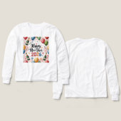 T-Shirt-Happy New Year 2026 Matching Family (デザイン 正面&背面)