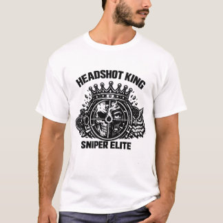 T-shirt Headshot King Sniper Elite Tee Tシャツ