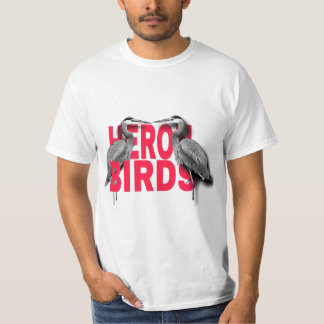 T-shirt heron birds tシャツ