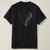 T-Shirt Hirsch Rain-Dear Tシャツ (デザイン正面)
