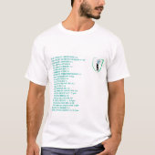 T-shirt Histoire de la Coupe du monde Tシャツ (正面)