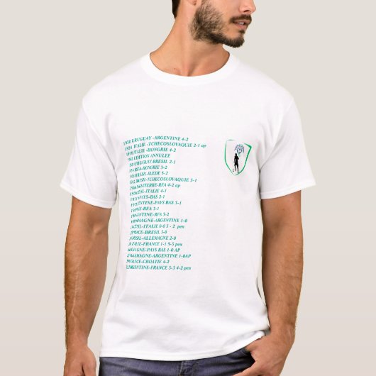 T-shirt Histoire de la Coupe du monde Tシャツ (正面)