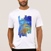 T-shirt homme polyester Champs élyséens Tシャツ (正面)