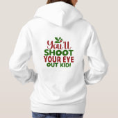 T-Shirt Hoodie-Classic holiday quote. パーカ (裏面)