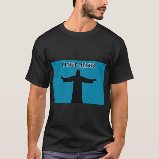 T-Shirt i love jesus Tシャツ (正面)