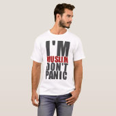 T-shirt I'm Muslim, Don't Panic Tシャツ (正面フル)
