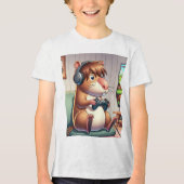 T-Shirt Infantil Clássica Gildan® 5000B – Capivara トライブレンドＴシャツ (正面)