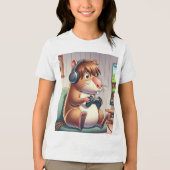 T-Shirt Infantil Clássica Gildan® 5000B – Capivara トライブレンドＴシャツ (正面)