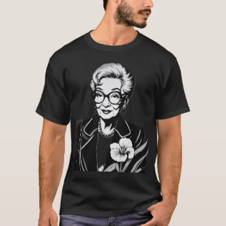 t-shirt  iris apfel tシャツ