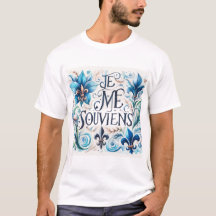T-shirt "Je me souviens"