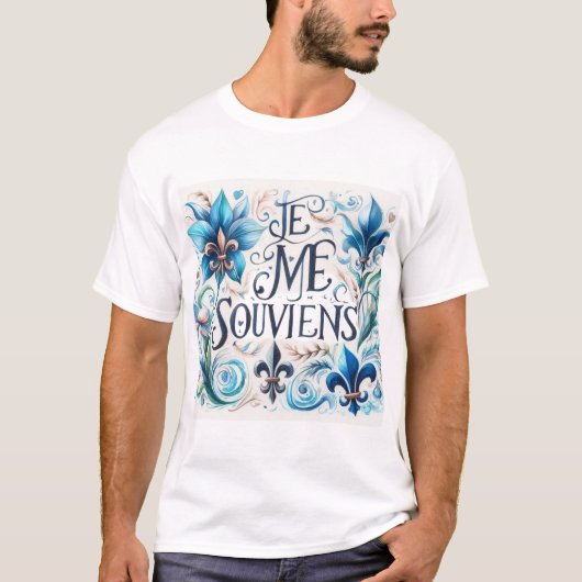 T-shirt "Je me souviens" Tシャツ (正面)