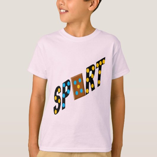 T-shirt jersey Design SPORT CHOCOLAT BONBONS Tシャツ (正面)