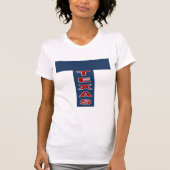 T-shirt jersey fin blanc TEXAS Tシャツ (正面)