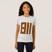 T-shirt jersey fin bruyère BONNE NUIT Tシャツ (正面フル)