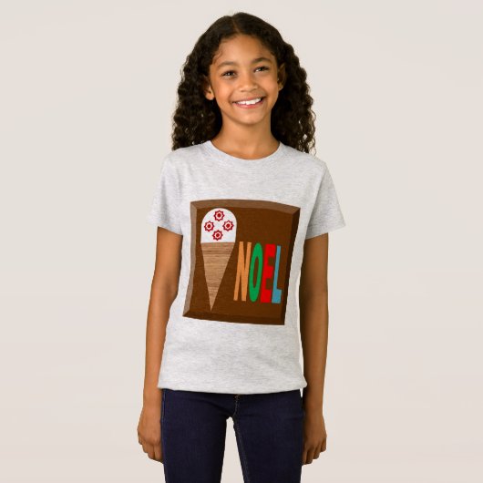 T-shirt jersey fin bruyère NOEL GLACES Tシャツ (正面フル)