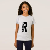 T-shirt jersey fin filles  DESIGN  RUGBY Tシャツ (正面フル)