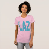 T-shirt jersey fin rose LAZIO TENNIS Tシャツ (正面フル)