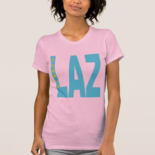 T-shirt jersey fin rose LAZIO TENNIS Tシャツ (正面)