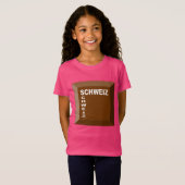 T-shirt jersey fin rose  pour filles SCHWEIZ (CH) Tシャツ (正面フル)