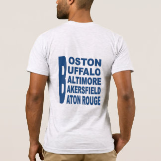 T-shirt jersey gris cendré dos homme TOURISME  USA Tシャツ